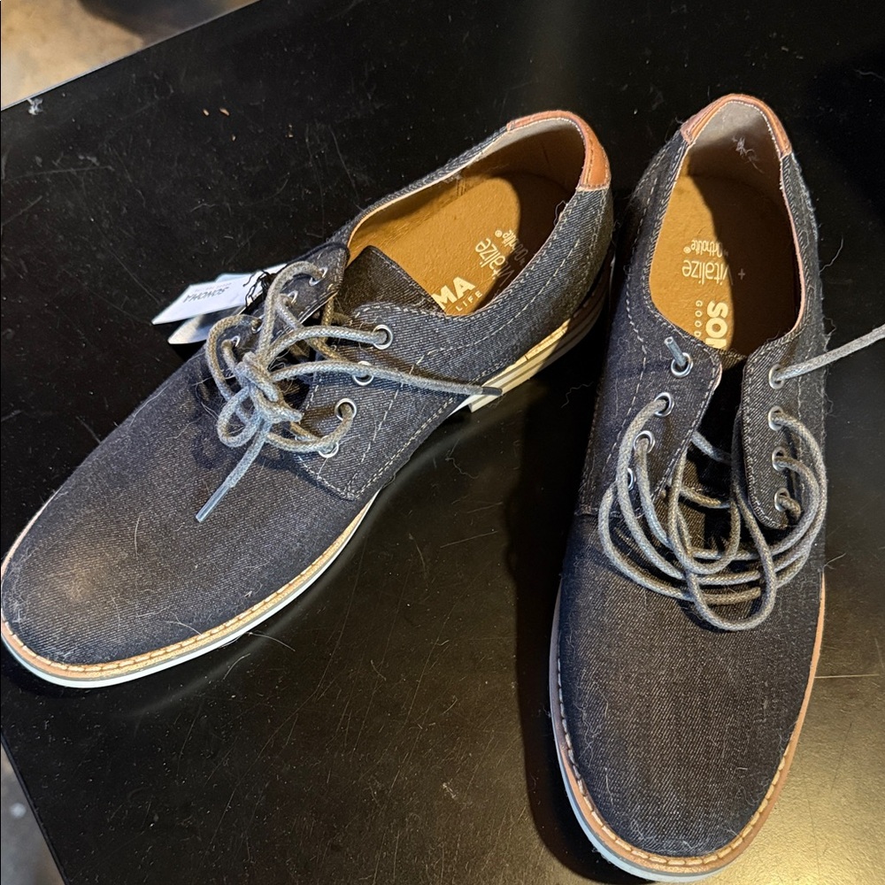 Sonoma Men's Denim Oxfords - Dark Blue